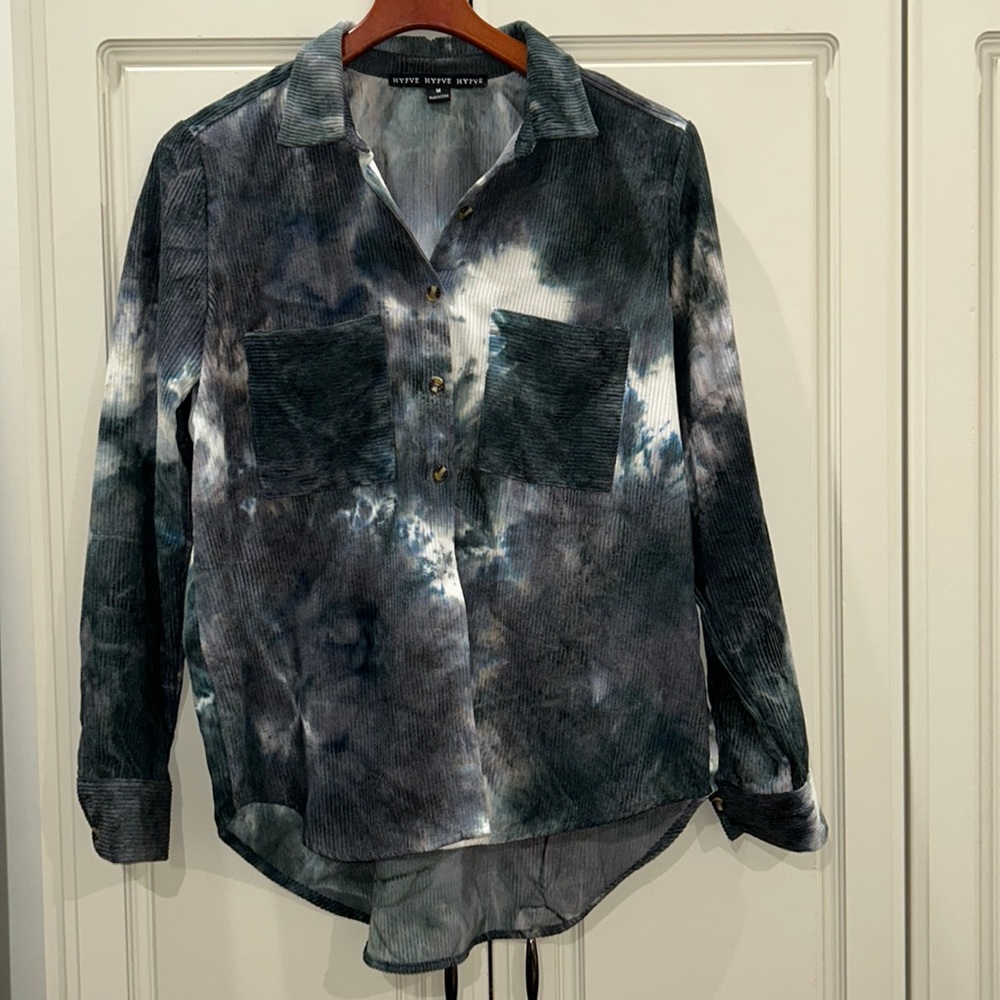 Tie dye button up!